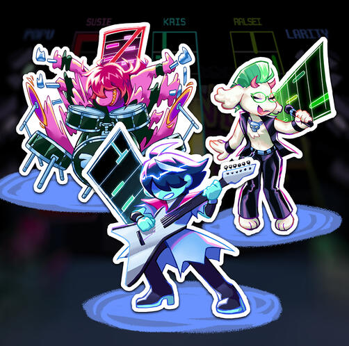 deltarune stickers - lightners live