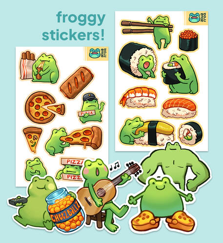 froggy stickers