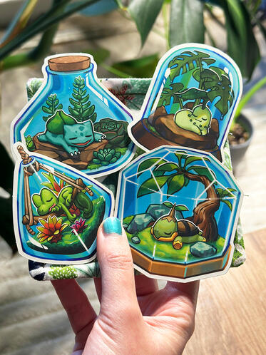 terrarium stickers